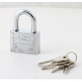 Plastic Cover Arc Shape Atom Padlock White